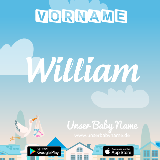 Name William : Bedeutung, Herkunft, Popularität