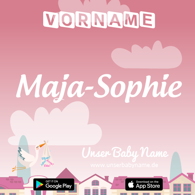 Name Maja-Sophie : Bedeutung, Herkunft, Popularität