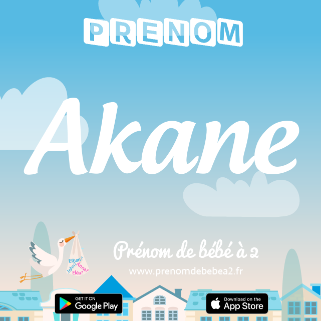 Prénom Akane : Signification, origine, popularité
