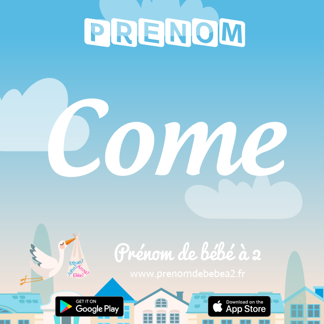 Prénom Côme : Signification, origine, popularité