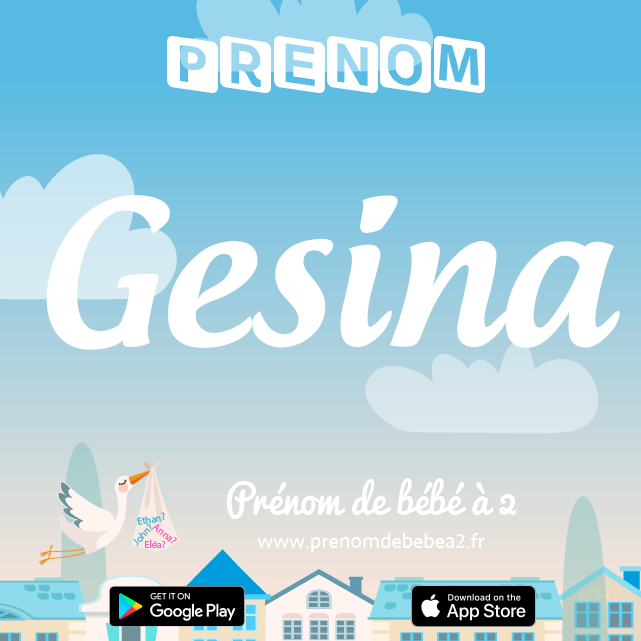 Prénom Gesina : Signification, origine, popularité
