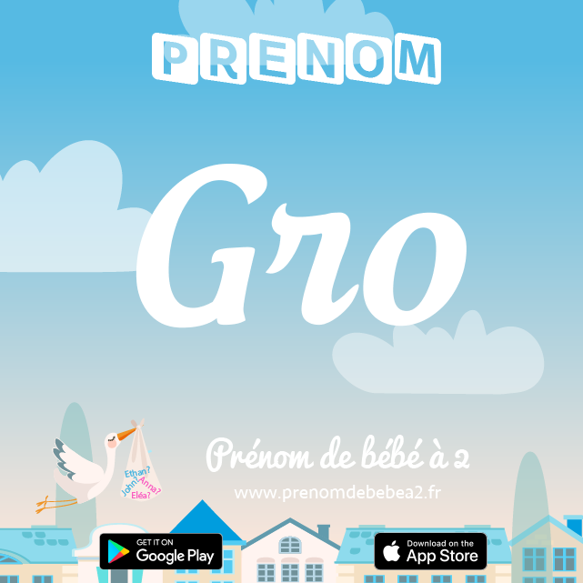 Prénom Gro : Signification, origine, popularité