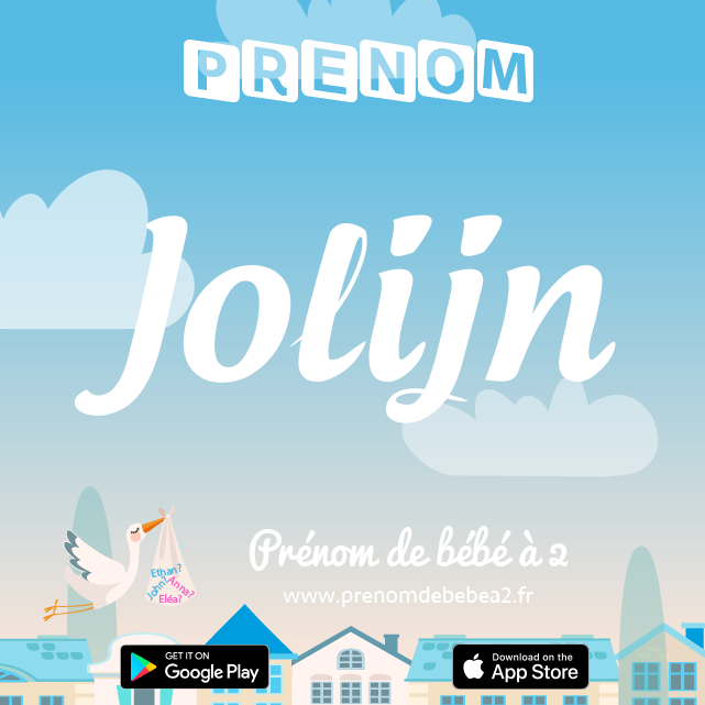 Prénom Jolijn : Signification, origine, popularité