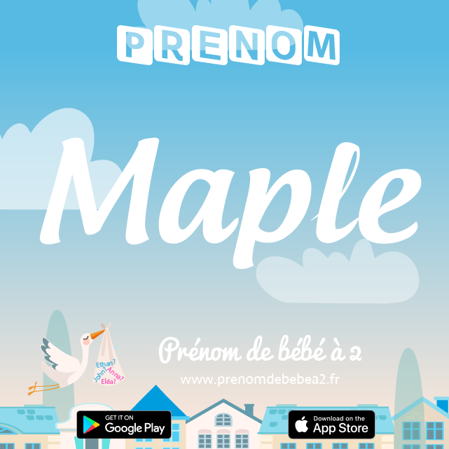Prénom Maple : Signification, origine, popularité