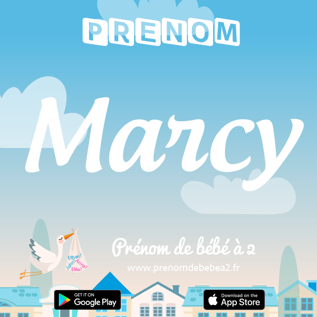 Prénom Marcy : Signification, origine, popularité