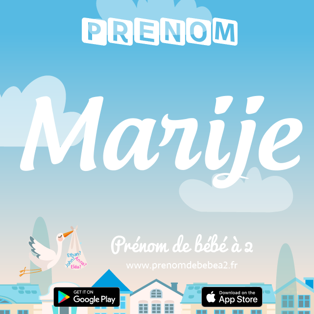 Prénom Marije : Signification, origine, popularité