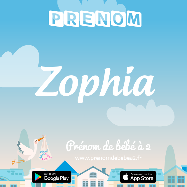Prénom Zophia : Signification, origine, popularité