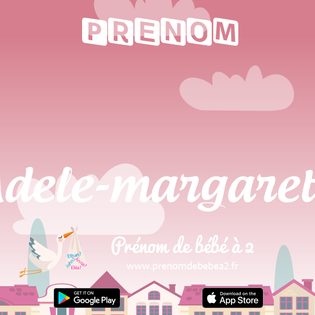 Prénom Adele-margareta : Signification, origine, popularité