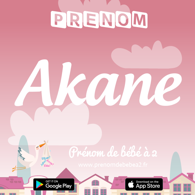 Prénom Akane : Signification, origine, popularité