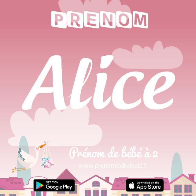 Prénom Alice : Signification, origine, popularité
