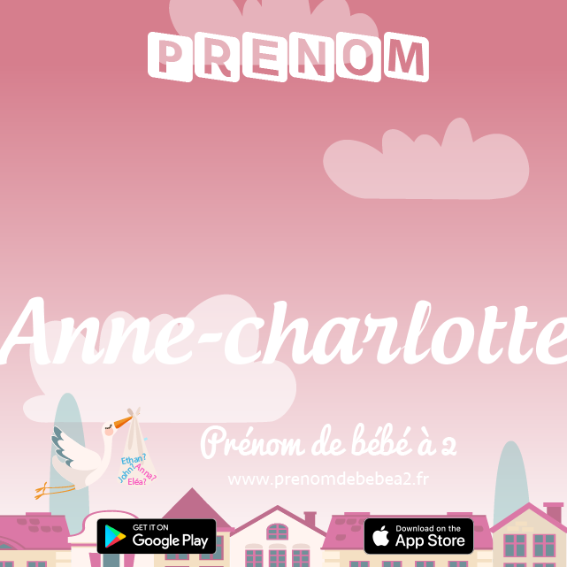 Prénom Anne-charlotte : Signification, origine, popularité