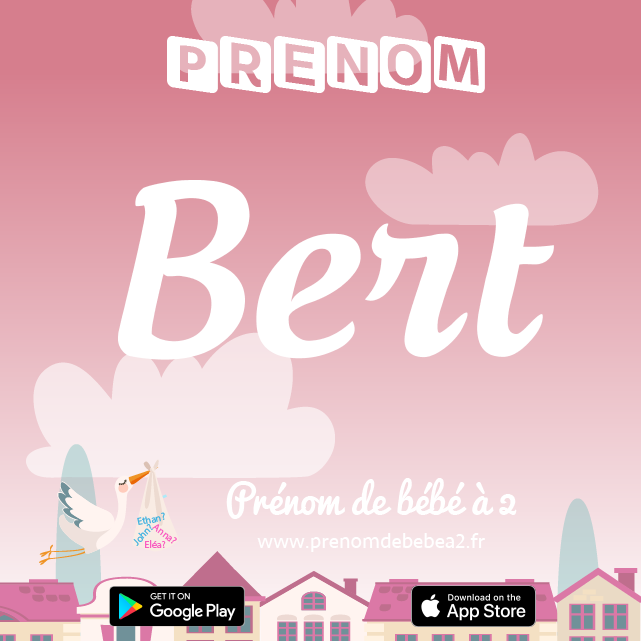 Prénom Bert : Signification, origine, popularité