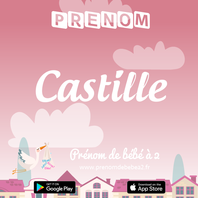 Prénom Castille : Signification, origine, popularité