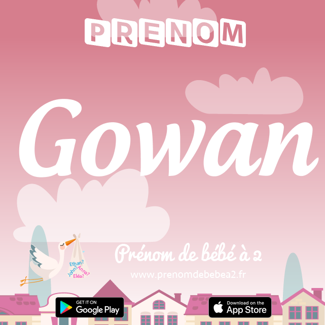Prénom Gowan : Signification, origine, popularité
