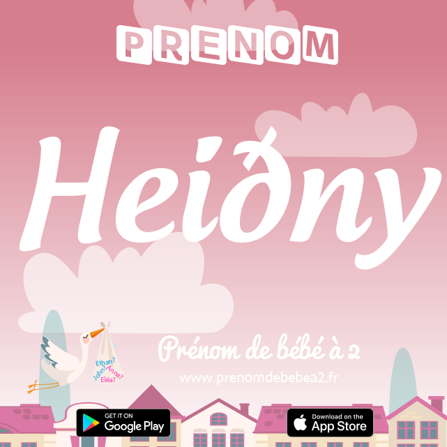Prénom Heiðny : Signification, origine, popularité