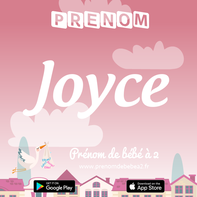 Prénom Joyce : Signification, origine, popularité