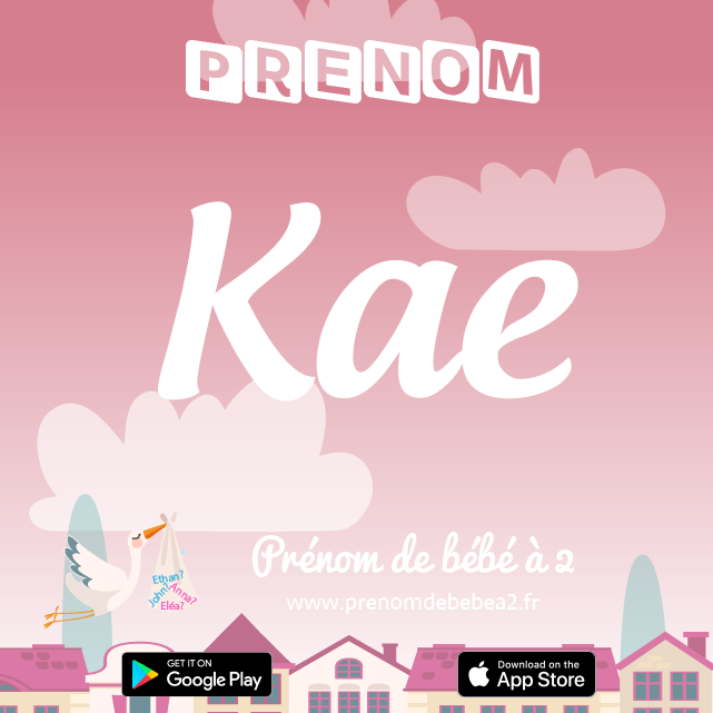 Prénom Kae : Signification, origine, popularité