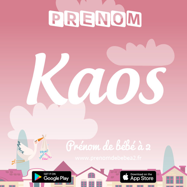 Prénom Kaos : Signification, origine, popularité