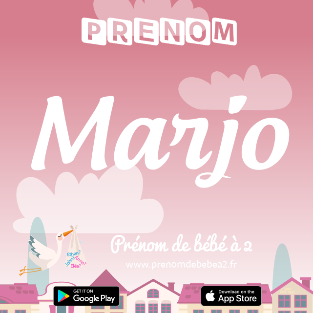 Prénom Marjo : Signification, origine, popularité