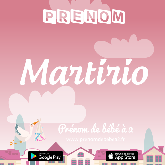 Prénom Martirio : Signification, origine, popularité