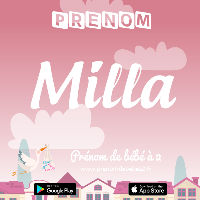 Prénom Milla : Signification, origine, popularité