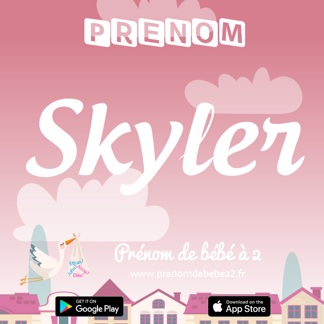 Prénom Skyler : Signification, origine, popularité