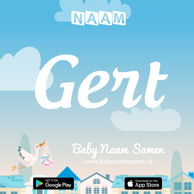 Name Gert : Betekenis, Oorsprong, Populariteit