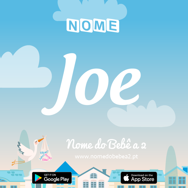 Nome Joe : significado, origem, popularidade